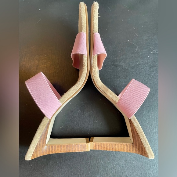 Slip-on sandal with high heel. Size 6 - Picture 4 of 7